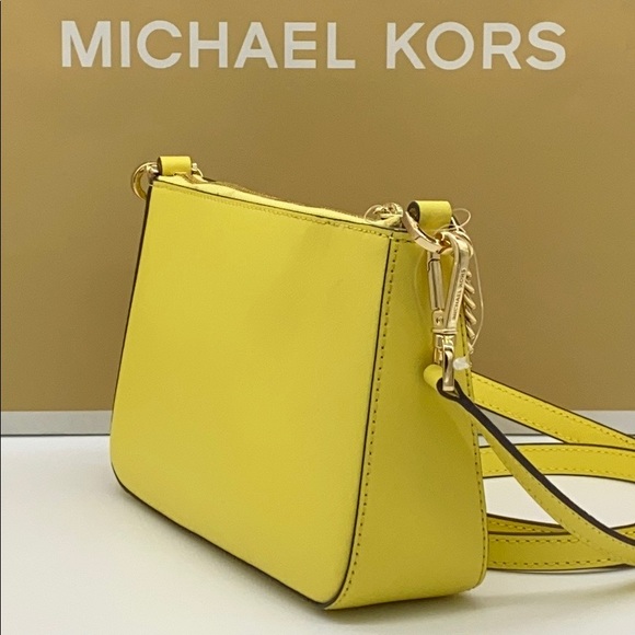 MICHAEL KORS MEDIUM ZIP POUCHETTE SUNSHINE - Picture 5 of 14